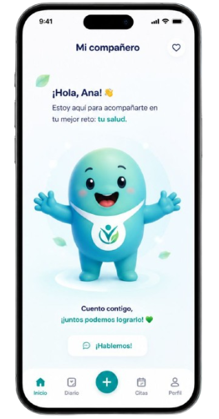 App para pacientes en móvil